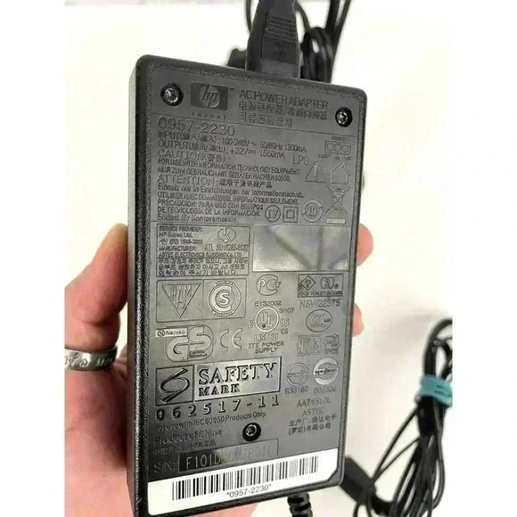 HP AC Adapter PhotoSmart & ScanJet Printers 32 volt 1560mA OEM - Picture 3 of 6